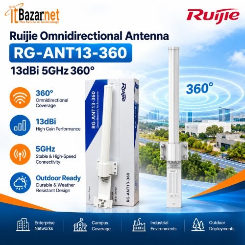 Ruijie  Omnidirectional Antenna RG-ANT13-360 13dBi 5GHz 360° Image