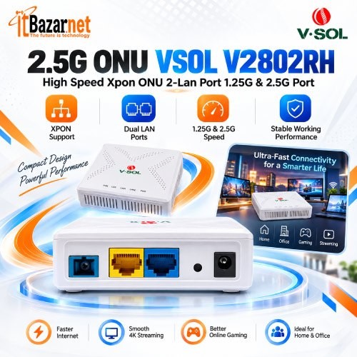2.5G ONU VSOL V2802RH High Speed Xpon ONU Image