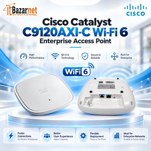 Cisco Ap C9120AXI-C Catalyst WiFi6 Dual Band Indoor Access Point Image