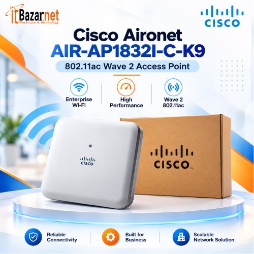 Cisco Indoor Ap AIR AP1832I-C-K9 Aironet 1832I 802.11ac Wave2 Image