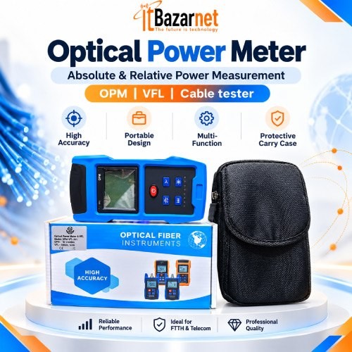 Optical Power Meter With VFL Cable Tester