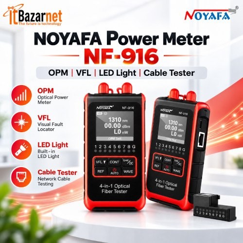 NOYAFA Power Meter NF-916 OPM,VFL,CABLE TESTER