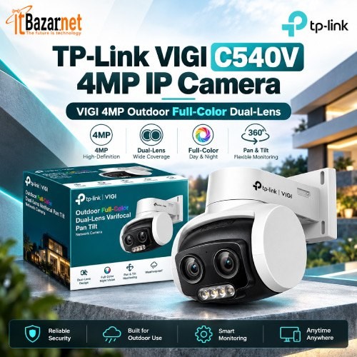 TPLink VIGI C540V 4MP Outdoor IP Camera