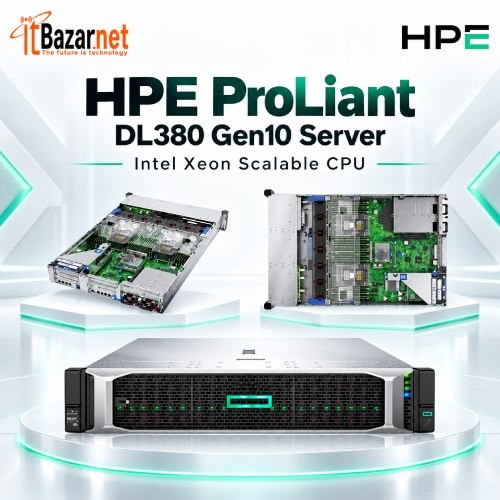 HPE ProLiant DL380 Gen10 Server Intel Xeon Scalable CPU Image
