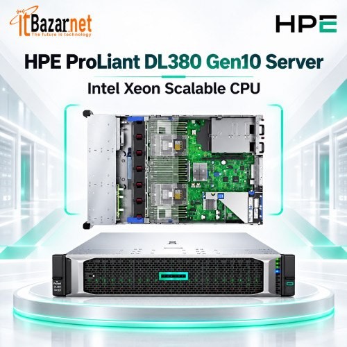 HPE ProLiant DL380 Gen10 Server Intel Xeon Scalable CPU Image