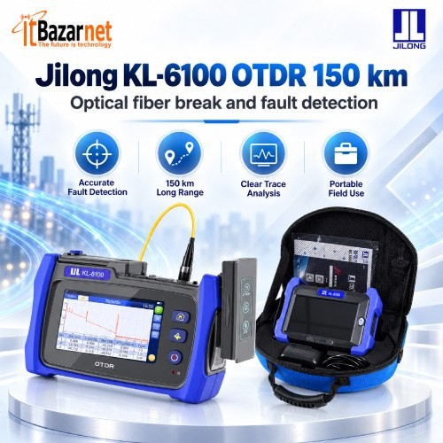 JILONG KL6100 OTDR 150KM Fiber Optic Testing Meter
