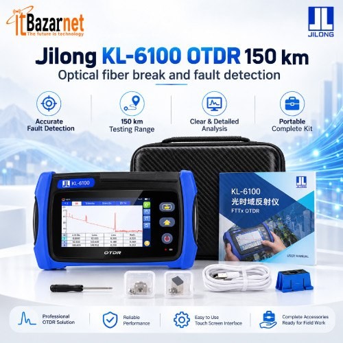 JILONG KL6100 OTDR 150KM Fiber Optic Testing Meter Image