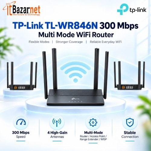 TPLink TLWR846N 300Mbps Multi Mode Wireless Router Image